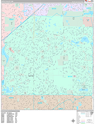 Apple Valley Wall Map Premium Style 2026